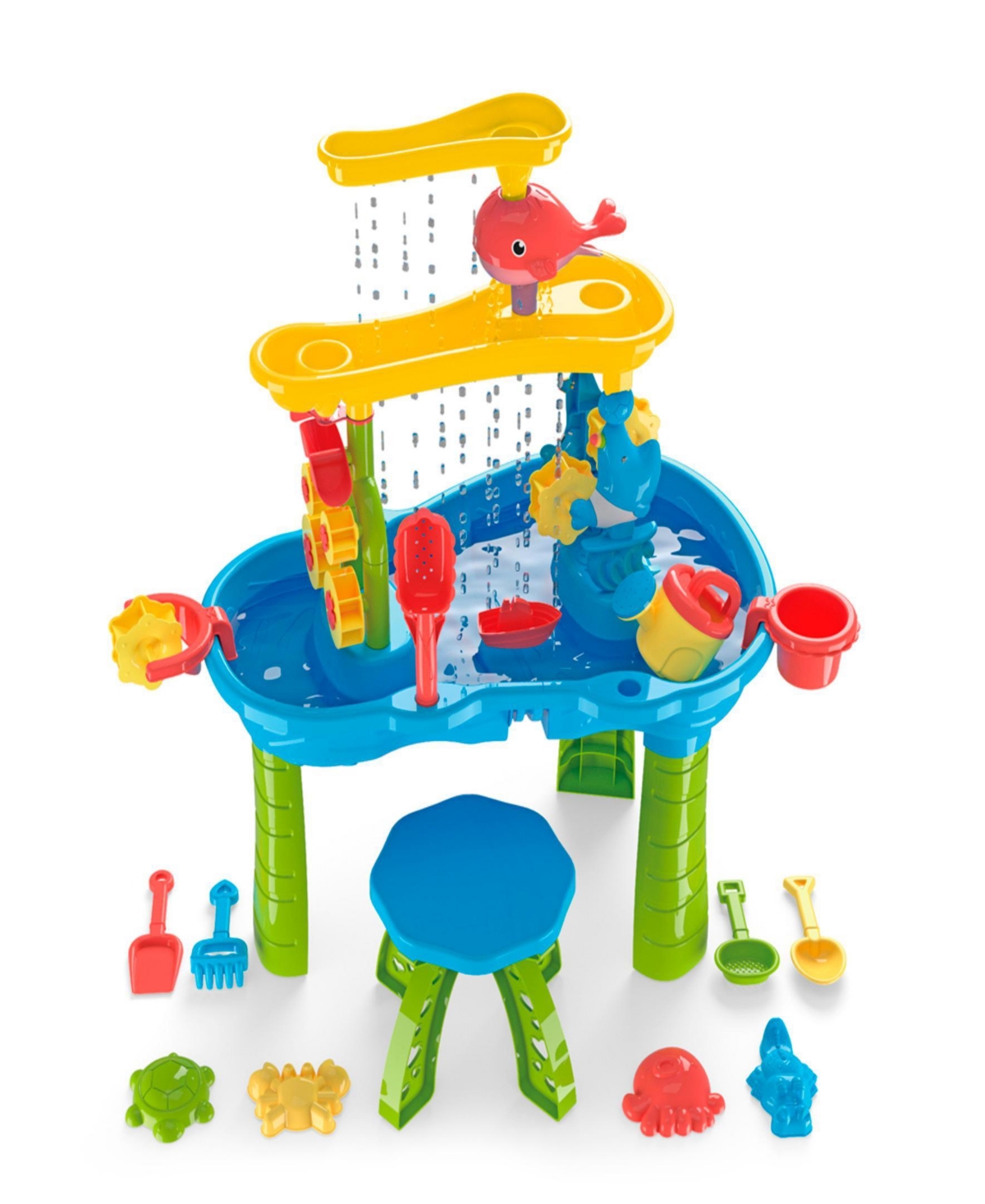 Trimate - Sensory Sand And Water 3 Tier Table In Multi