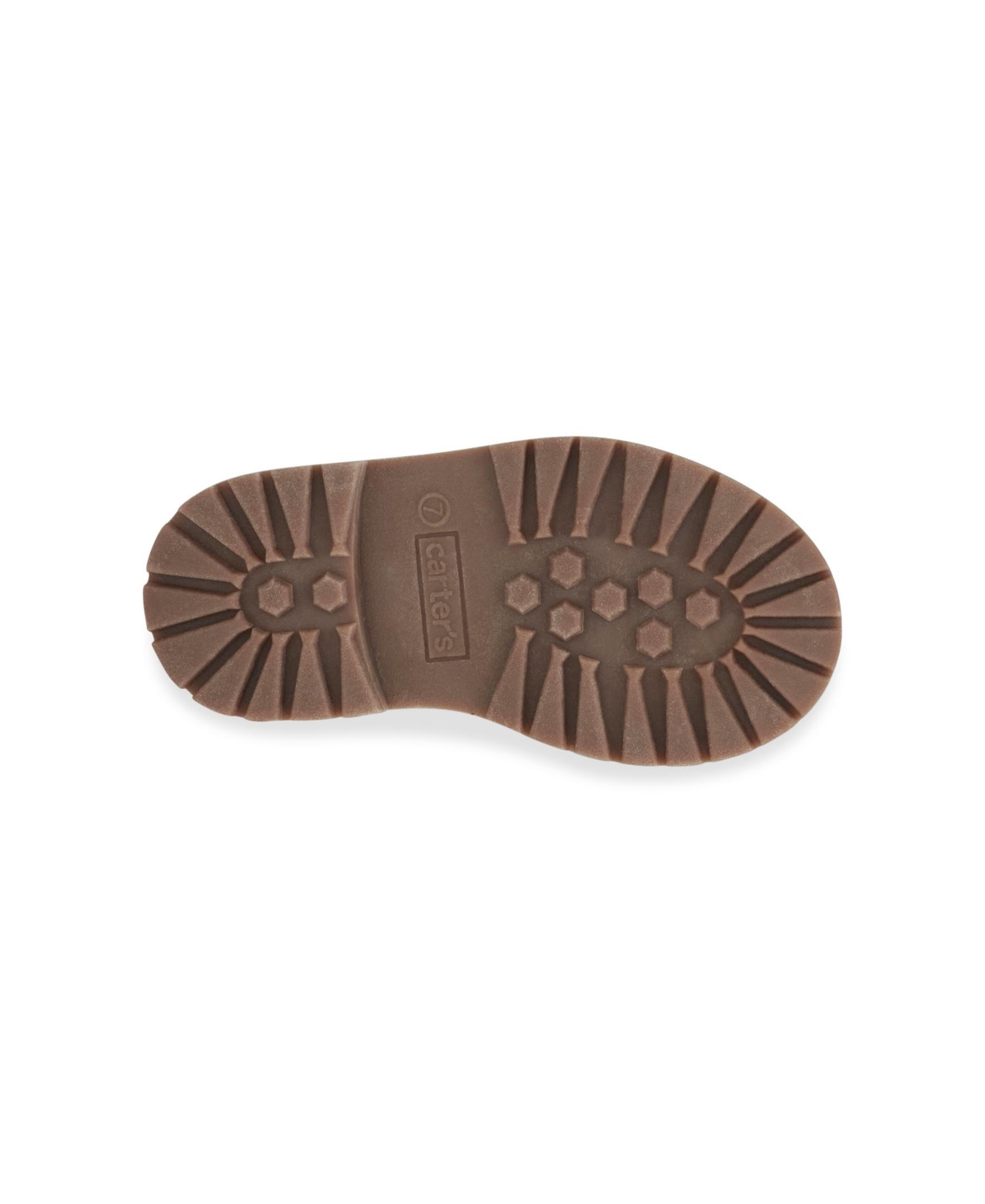 CARTER'S LITTLE GIRLS RONDA HOOK AND LOOP BROWN SANDAL 