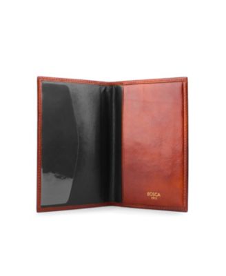 Men's Old Leather Passport Case