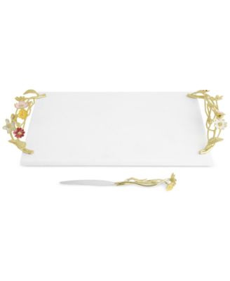 Wildflowers Cheeseboard with Knife