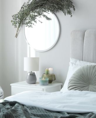 14" Tall Modern Contemporary Two Toned Metallic Gold and White Metal Bedside Table Desk Lamp 