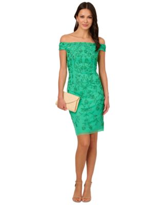 Adrianna papell beaded gown macys on sale