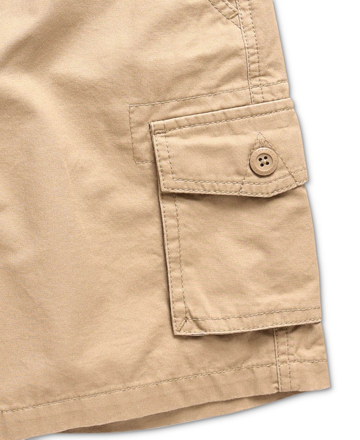 Ring of Fire Big Boys Bobby Twill Cargo Shorts with D-Ring Belt
