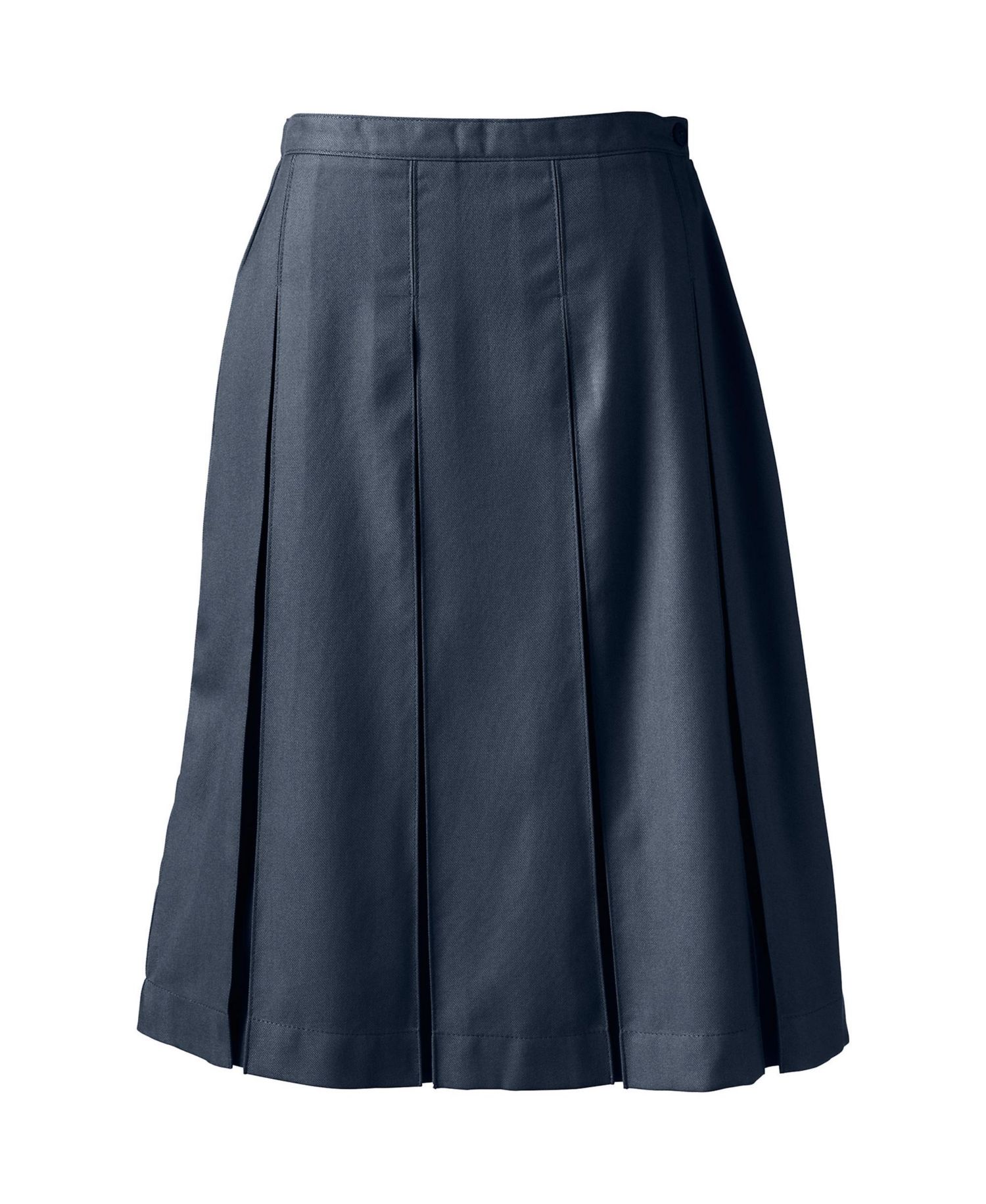 Women's Box Pleat Skirt Below the Knee