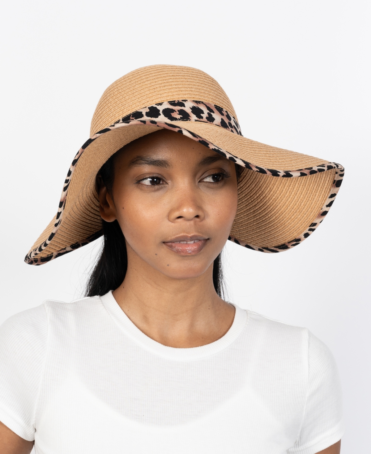 Vince Camuto Floppy Framer Hat with Ribbon Trim