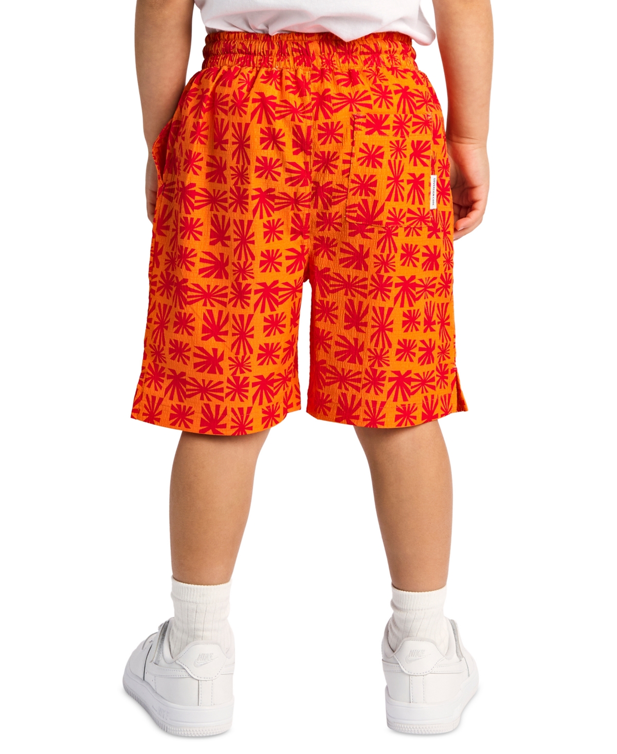 Sovereign Code Big Boys Printed Seersucker Elastic-Waistband Shorts - Deco