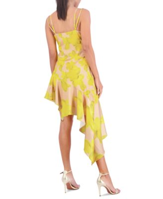Robe Courte Noire BCBG Max Azria - Sans Manches, Organzé Rayé - Taille 0