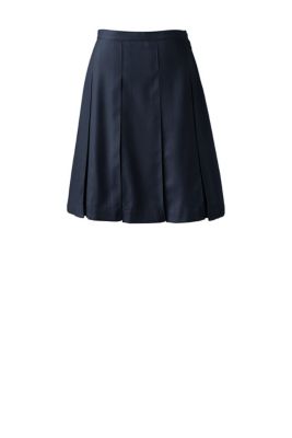 Women's Box Pleat Skirt Top of Knee
