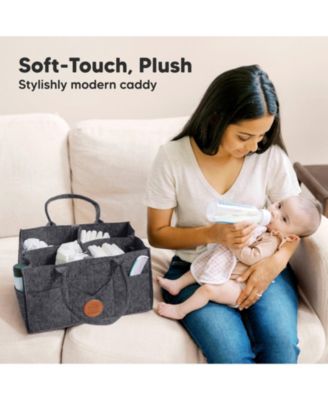 Original Baby Diaper Caddy Organizer, Large Storage Caddy Organizer for Nursery, Changing Table