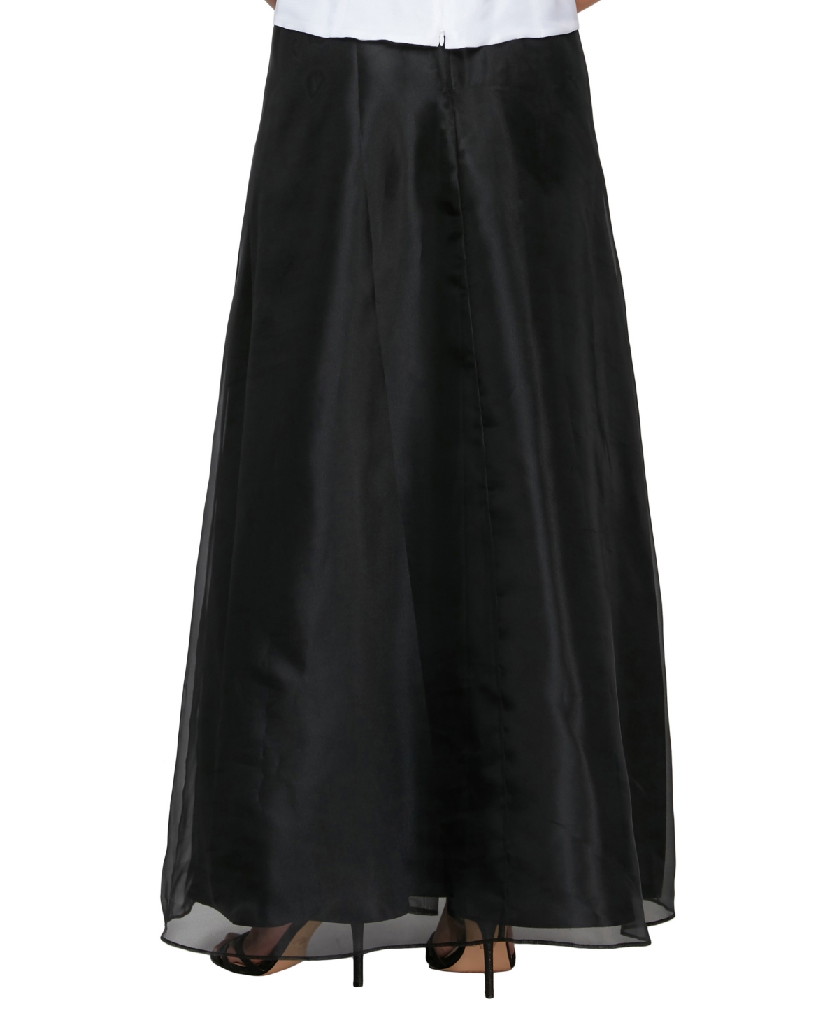 Shop Alex Evenings Petite Organza Full Ball Gown Skirt In Black