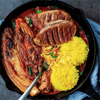 12 Inch Skillet with handle holder