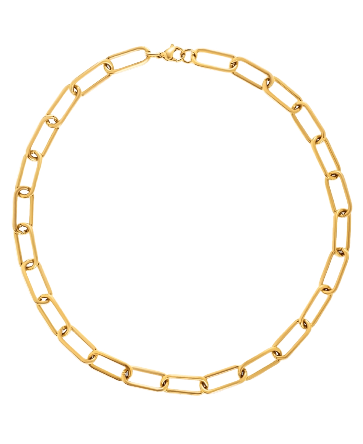 Carla Paper Clip Chain Necklace - Gold