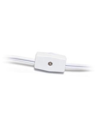 Essentix 14.17" Traditional Ceramic Textured Thumbprint Tear Drop Shaped Table Desk Lamp 