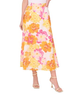 Macy's floral skirt hotsell