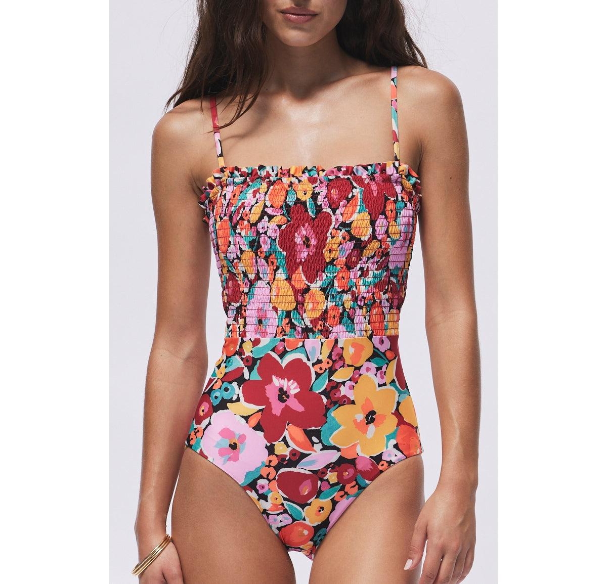 Women's Carrie One-Piece Swimsuit - Colorful Floral