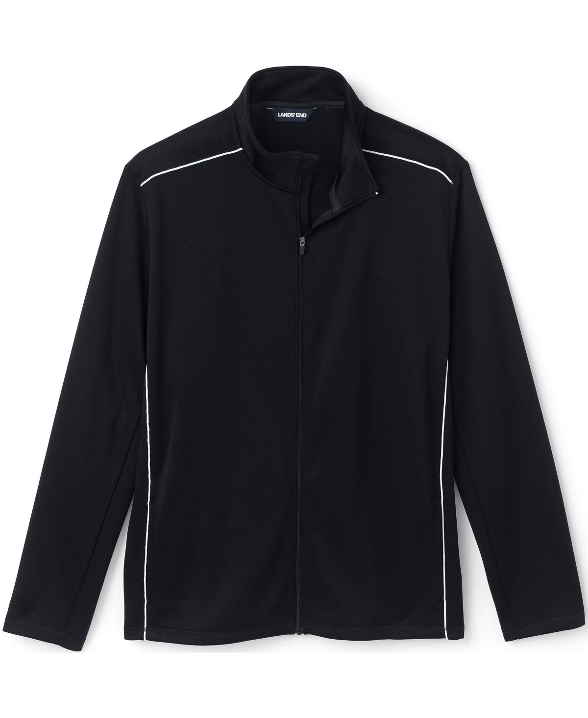Men's School Uniform Active Track Jacket - Black