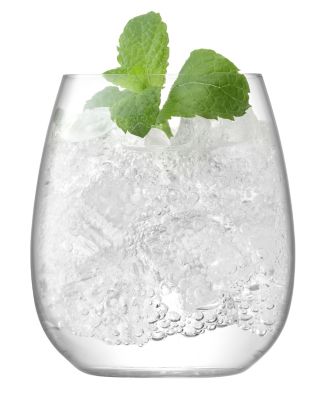 Borough Stemless Glass 15 oz Clear x 4