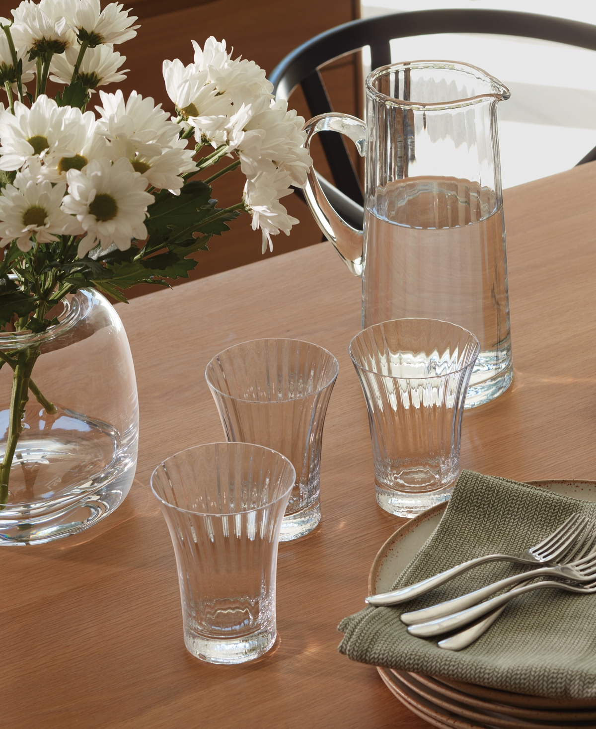 LSA INTERNATIONAL AURELIA TUMBLER 11OZ CLEAR OPTIC X 2 
