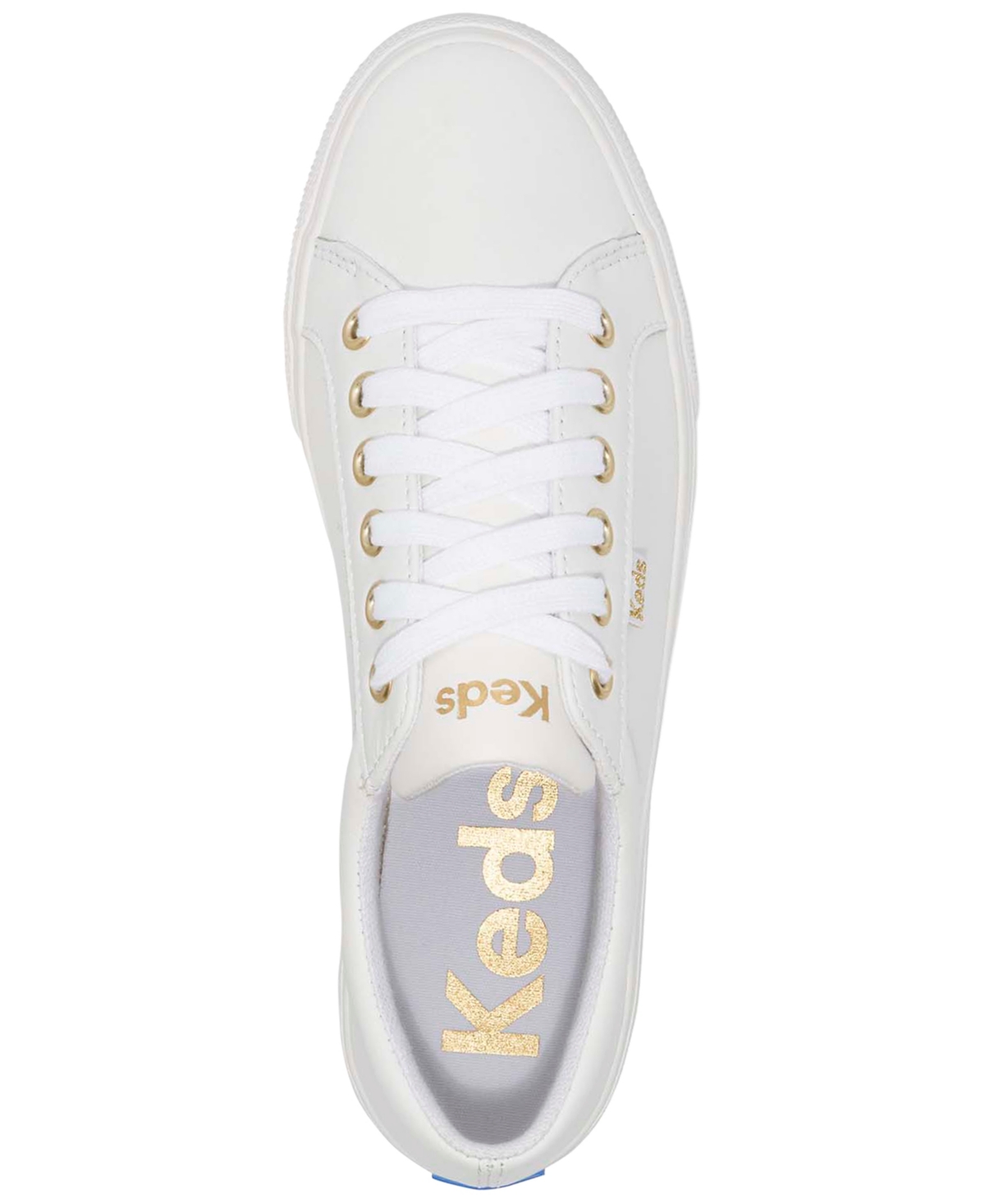 Keds Women's Jump Kick Leather Casual Sneakers from Finish Line - Gold