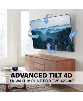 VLT7-B2 Large Advanced Tilt 4D TV Wall Mount for 42" - 90" TVs