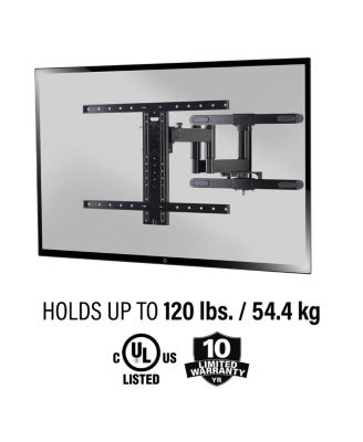 Premium Outdoor Full-Motion with Corrosion Resistant Coating & Stainless-Steel Hardware TV Mount