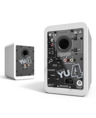 YU4 Powered Bookshelf Speakers with Built-In Bluetooth - Pair
