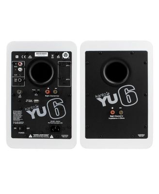 YU6 Powered Bookshelf Speakers with Built-In Bluetooth - Pair