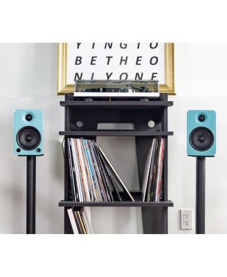 SP26PL 26" Bookshelf Speaker Stands with Rotating Top Plates and Cable Management - Pair