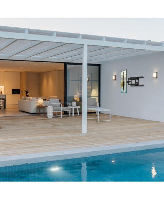 PDX650SG Stainless Steel Full-Motion Dual Stud Outdoor TV Mount for 37" - 75" TVs