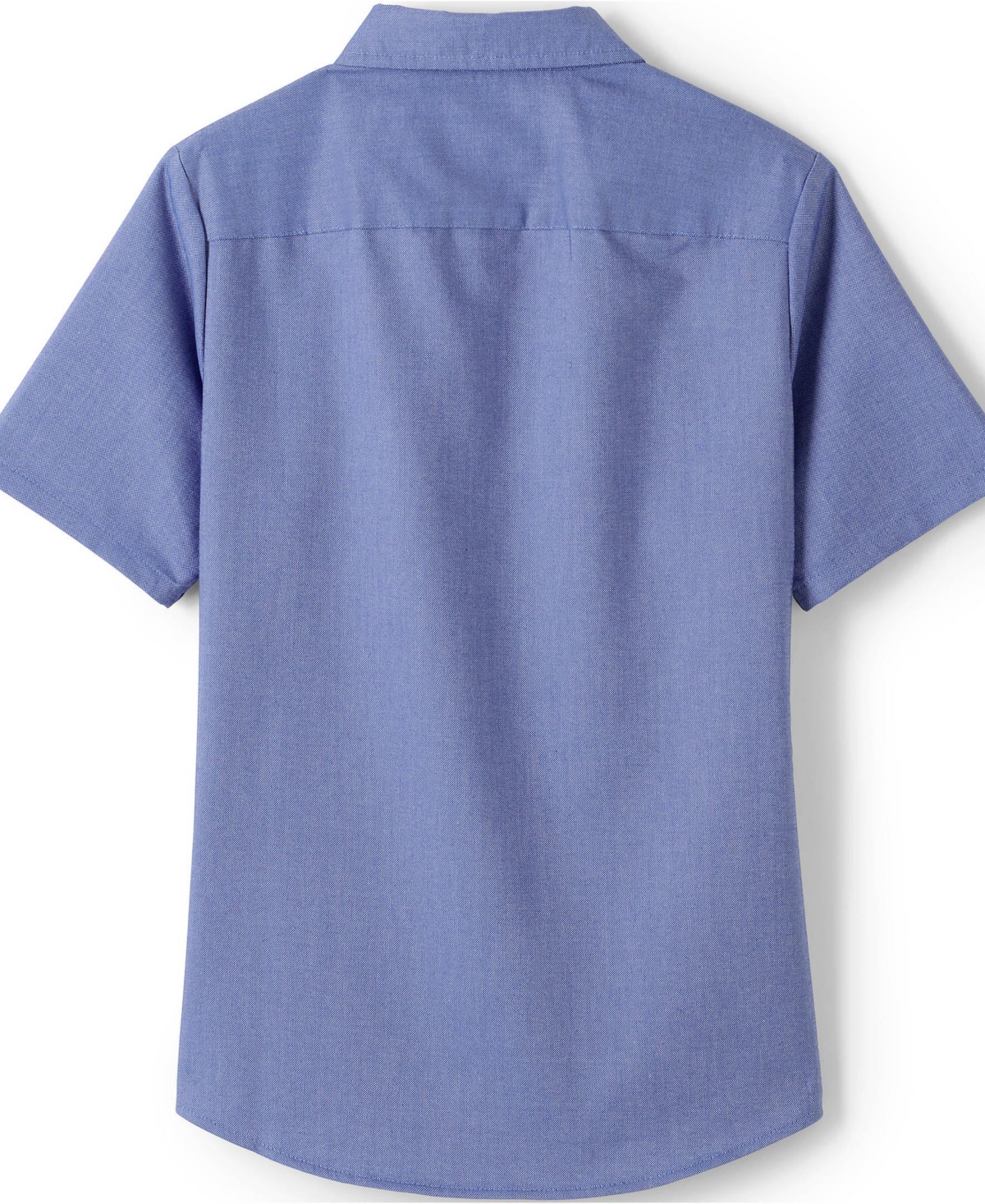 Lands' End Big Girls School Uniform Short Sleeve Oxford Dress Shirt