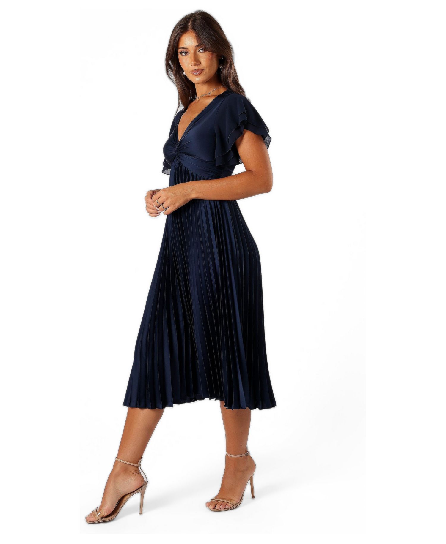 Women's Nova Flutter Sleeve Midi Dress