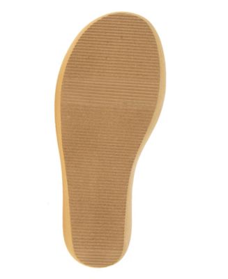 Women's Fine Glass Laser Wedge Sandals