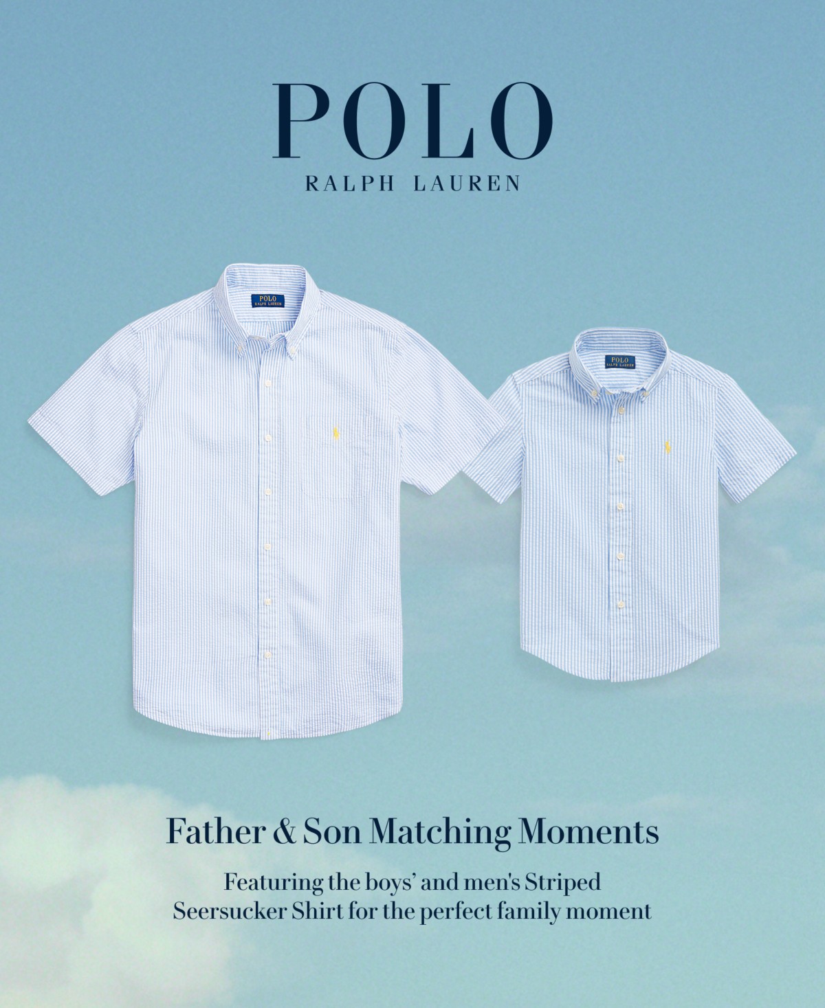 Мужские Polo Ralph Lauren Men's RL Prepster Classic-Fit Seersucker Shirt — фото 6