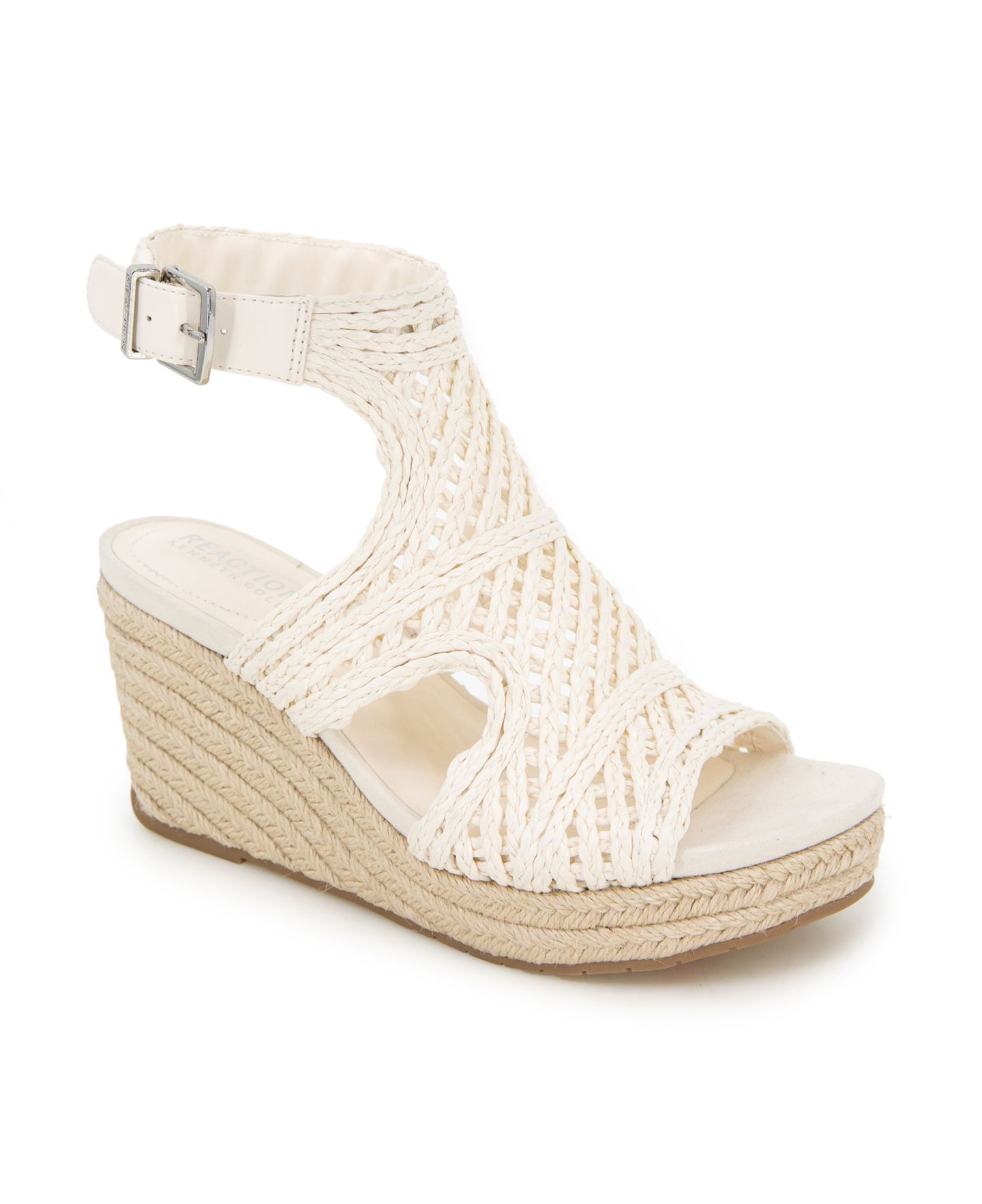 Женские сандалии Kenneth Cole Reaction Chloe Wedge, цвет: Натуральный — фото 1