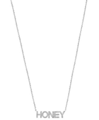 EFFY Collection - Diamond Honey 18" Pendant Necklace (1/4 ct. t.w.) in Sterling Silver