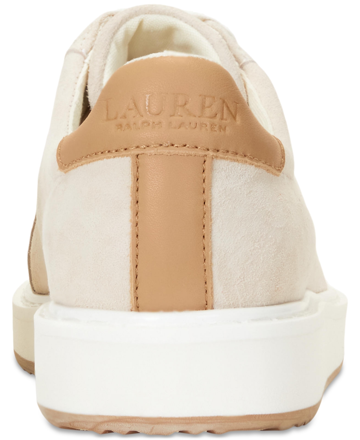 Lauren Ralph Lauren Women's Angeline Iv Lace-Up Platform Sneakers - Buff