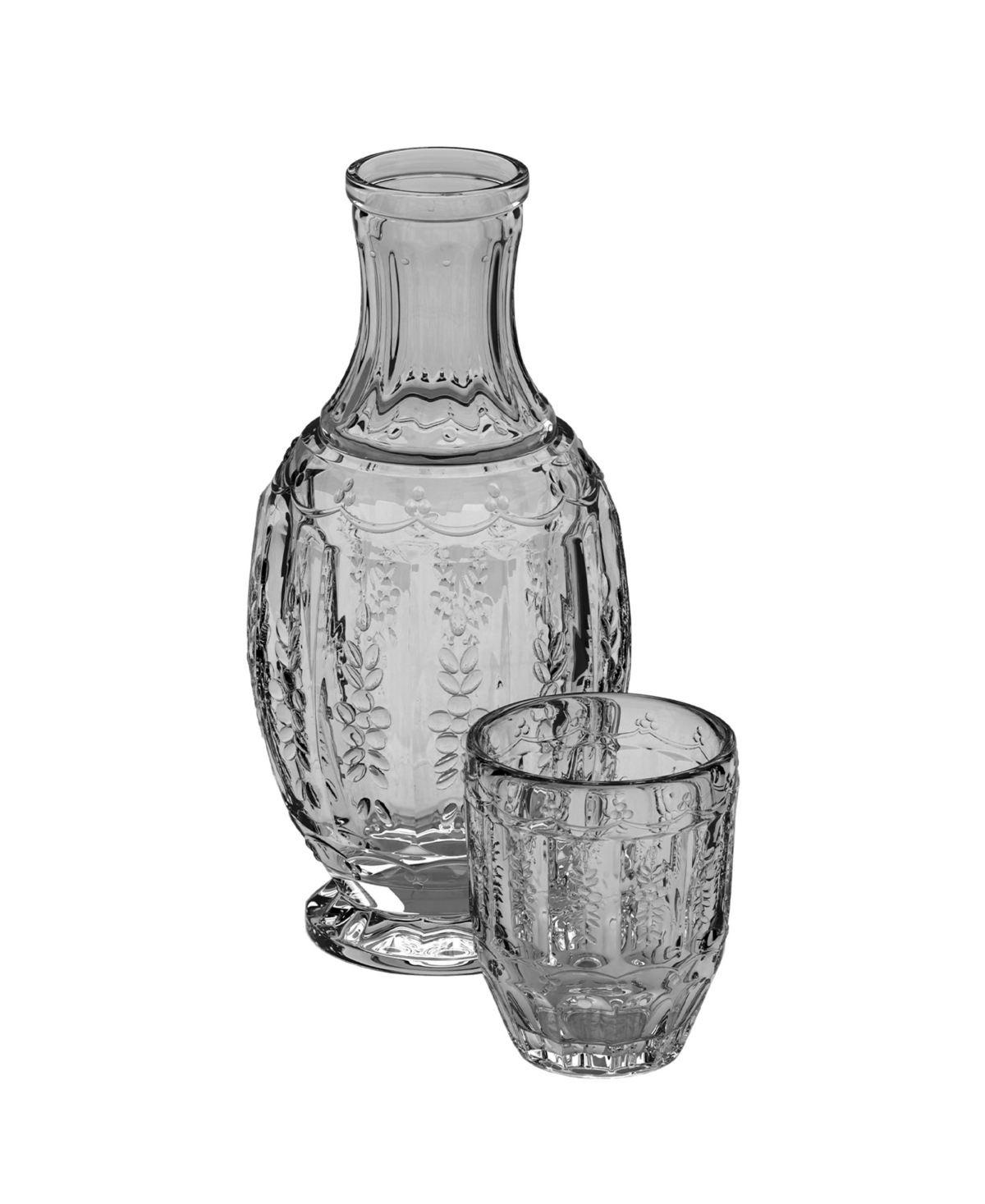 Jay Imports 2-piece Carafe And Cup Set