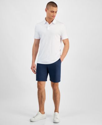 Mens Supima Cotton Polo Shirt Refined Slim Fit Shorts