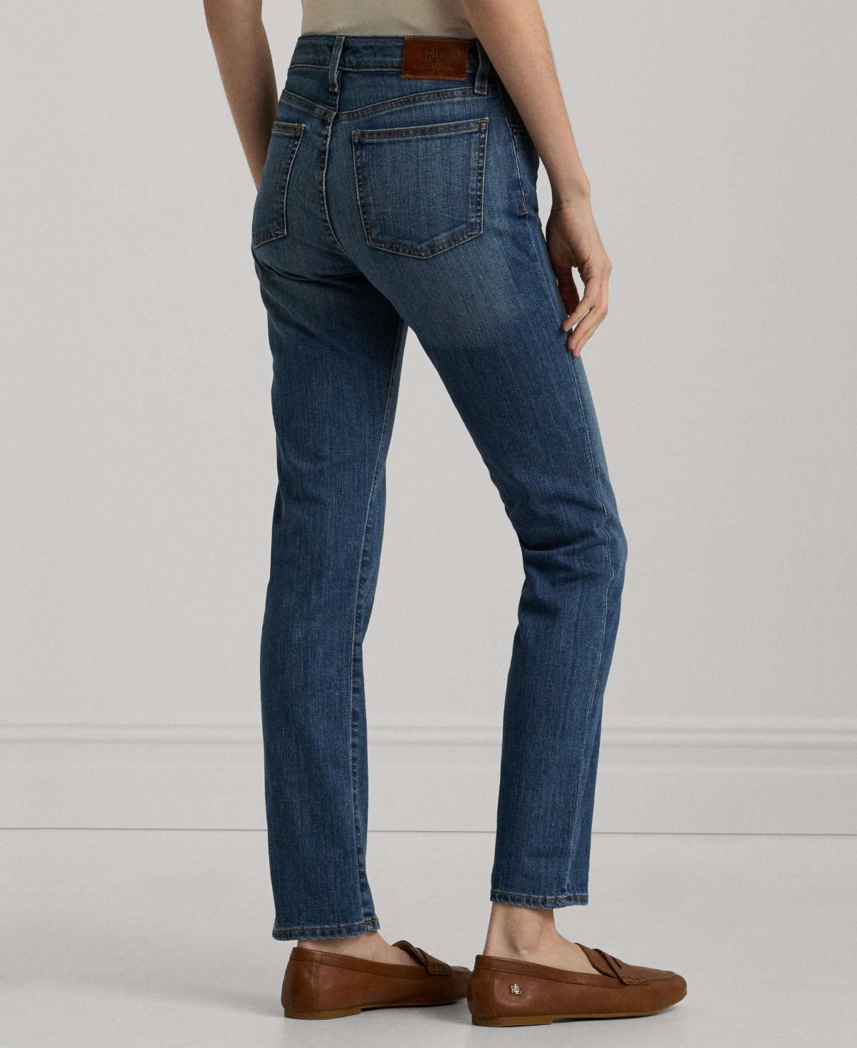 Lauren Ralph Lauren Super Stretch Premier Straight Jeans, Regular and Short Lengths
