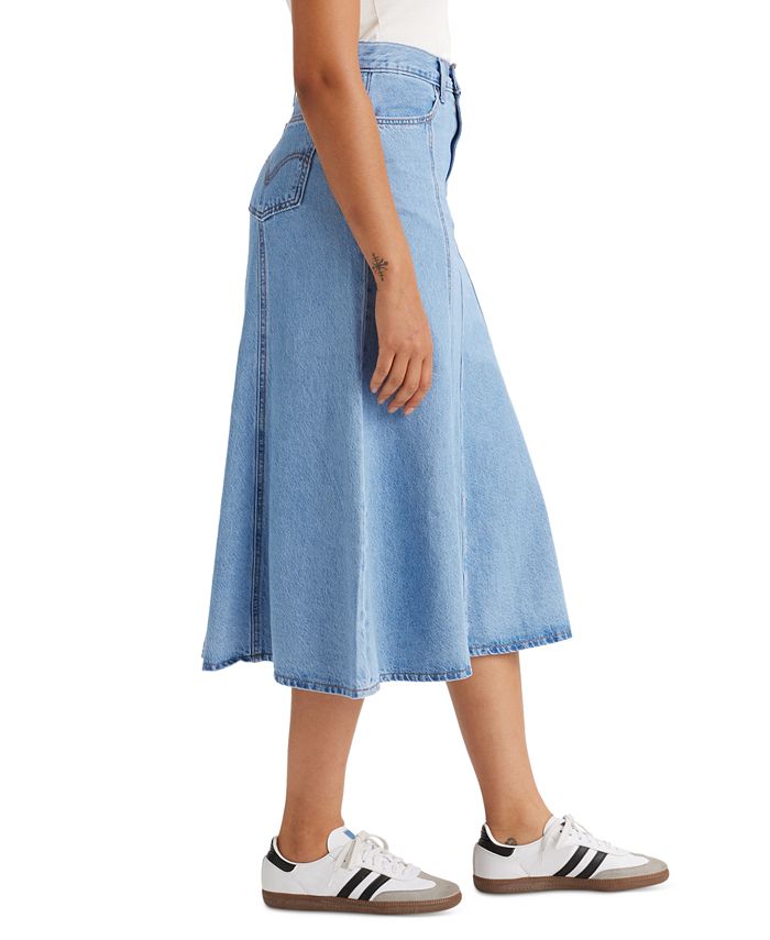 Teens Paneled Denim Skirt