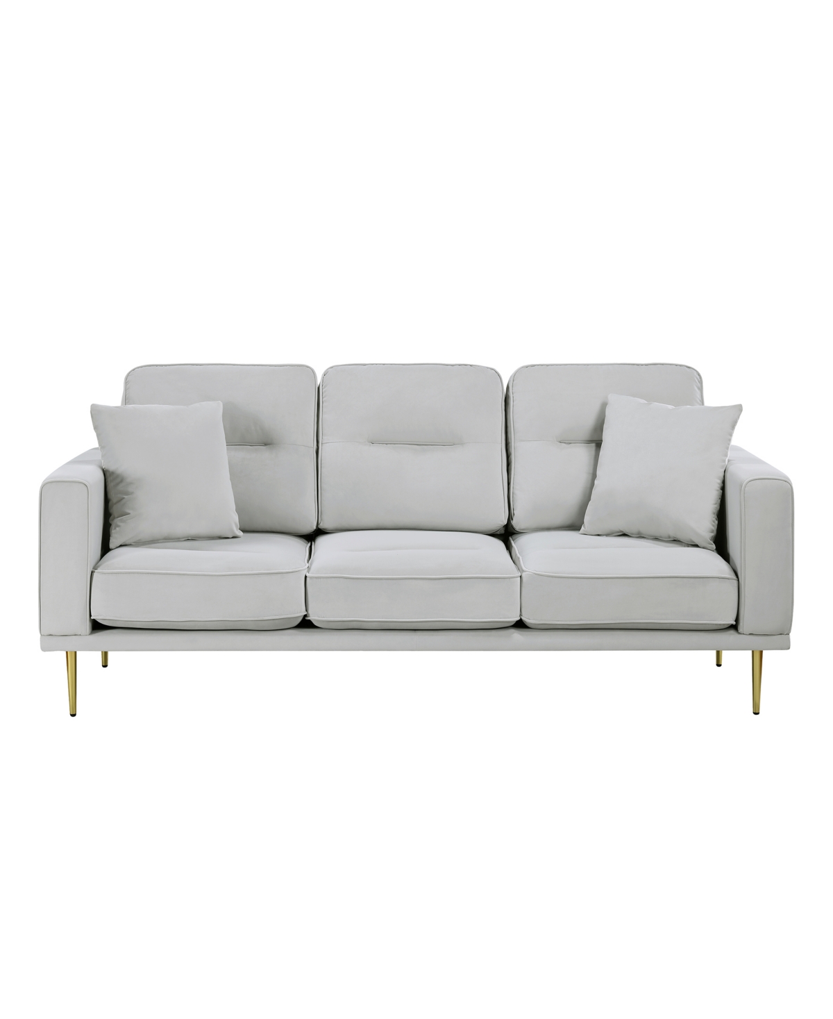 Shop Homelegance White Label Carson 82" Sofa In Gray