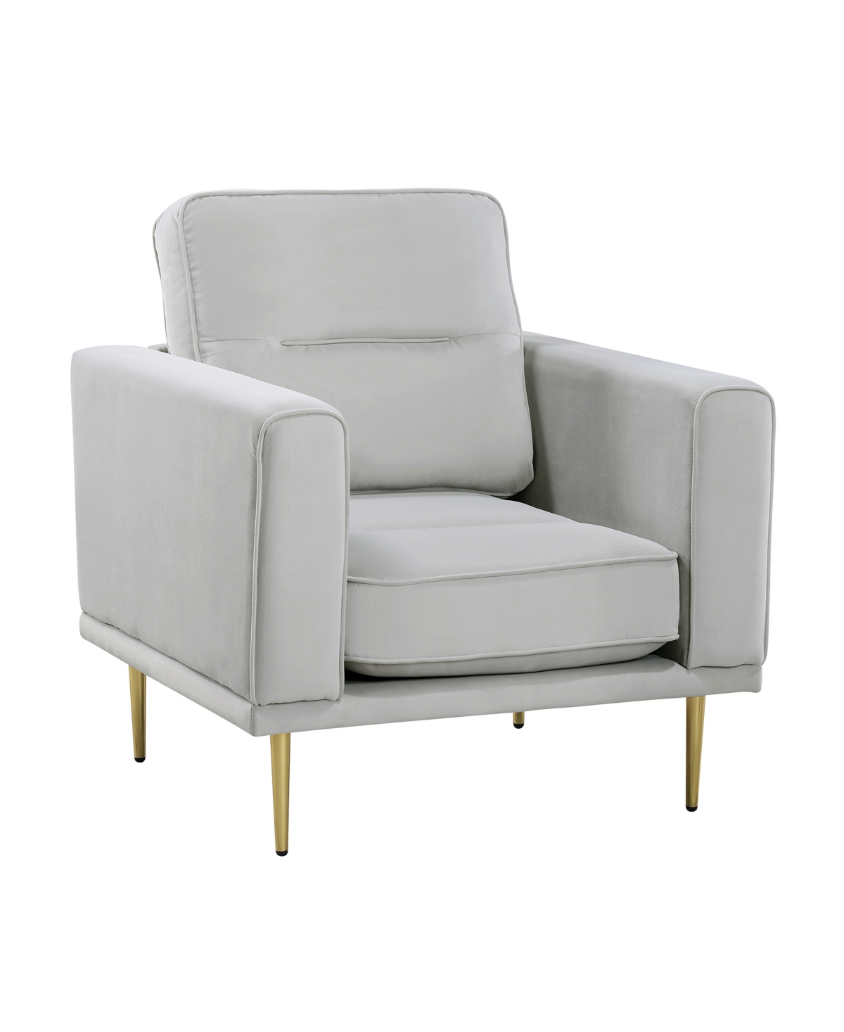 Shop Homelegance White Label Carson 34" Chair In Gray