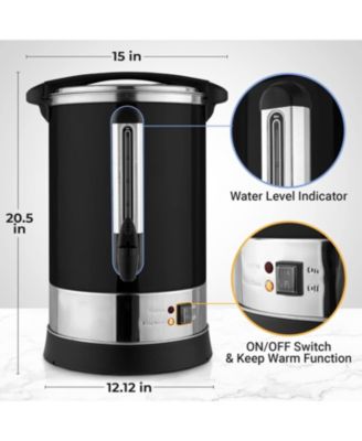 Premium 100 Cup Commercial Coffee Urn - Large Coffee Dispenser
