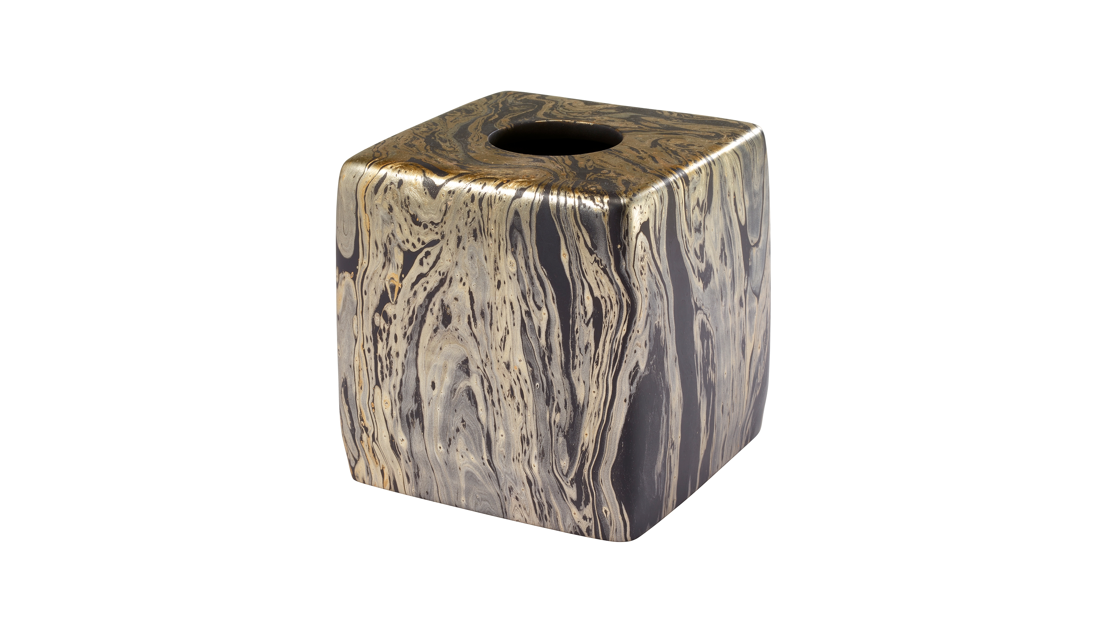 Nicole Miller Harper Tissue Box Cover