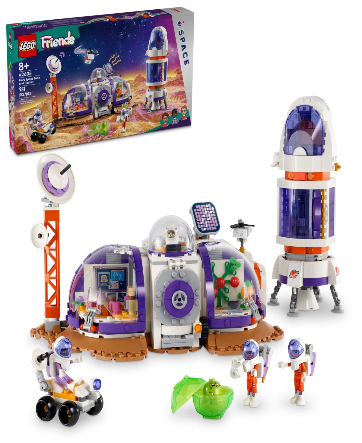 Shop Lego Friends Mars Space Base And Rocket Toy For Pretend Play 42605 In No Color