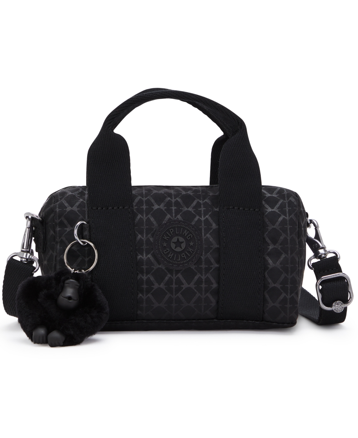 Bina Mini Nylon Crossbody Handbag - Signature Embossed