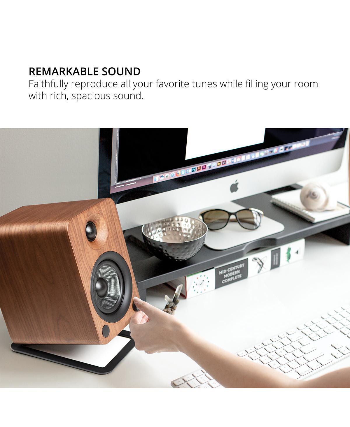 Kanto YU4 Powered Bookshelf Speakers with Built-In Bluetooth - Pair