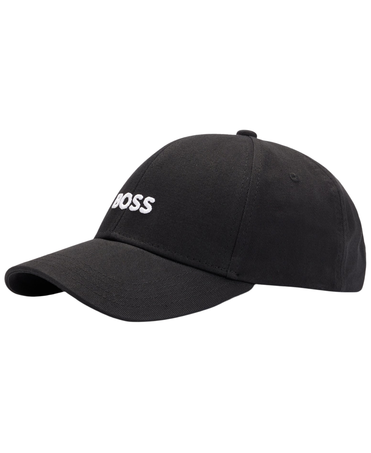Hugo Boss Zed Mens Cotton-twill Six-panel Cap With Embroidered Logo In Black 001