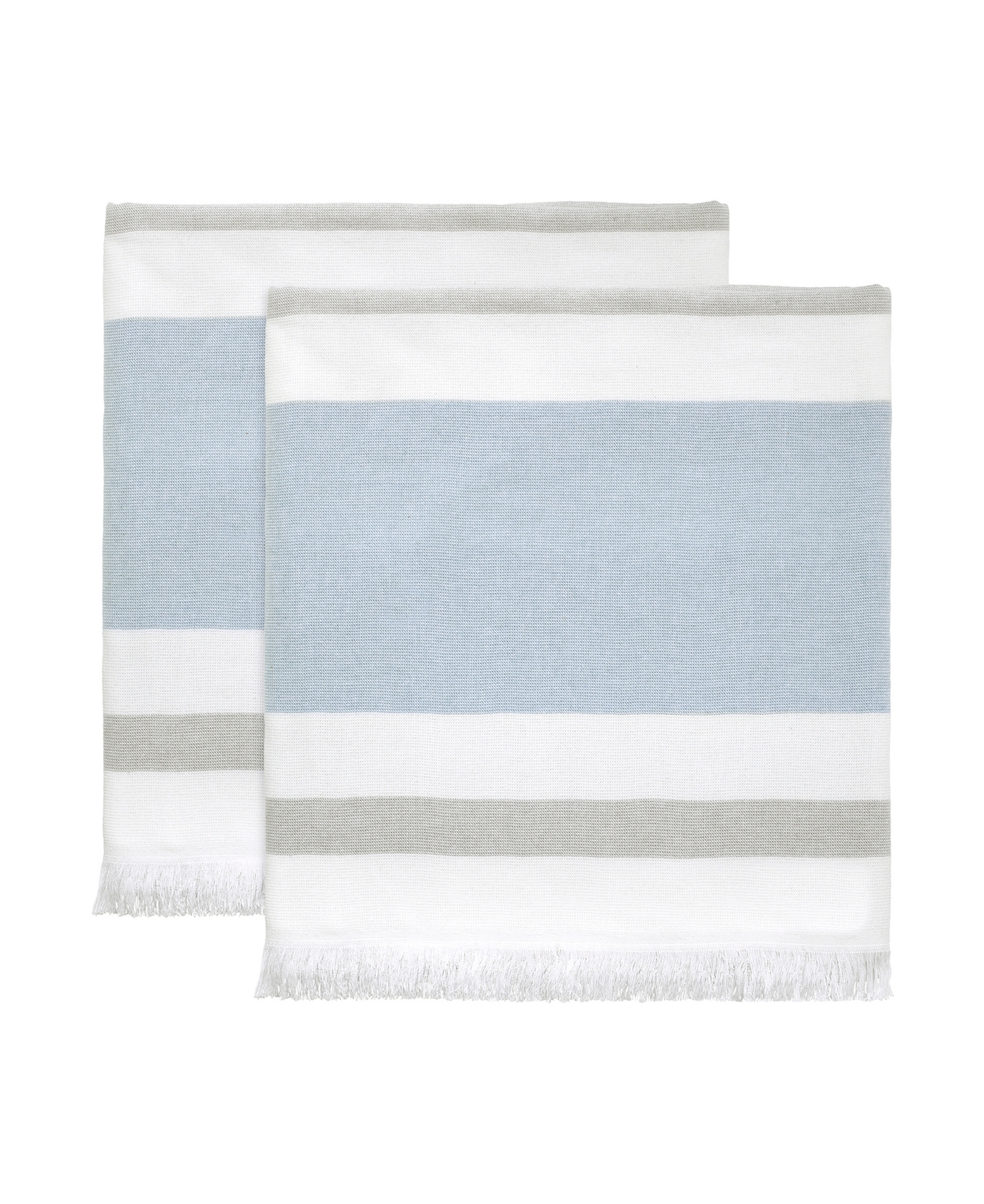 Shop Izod Clubhouse Stripe 2-pc. Bath Towel, 30" X 54" In Blue