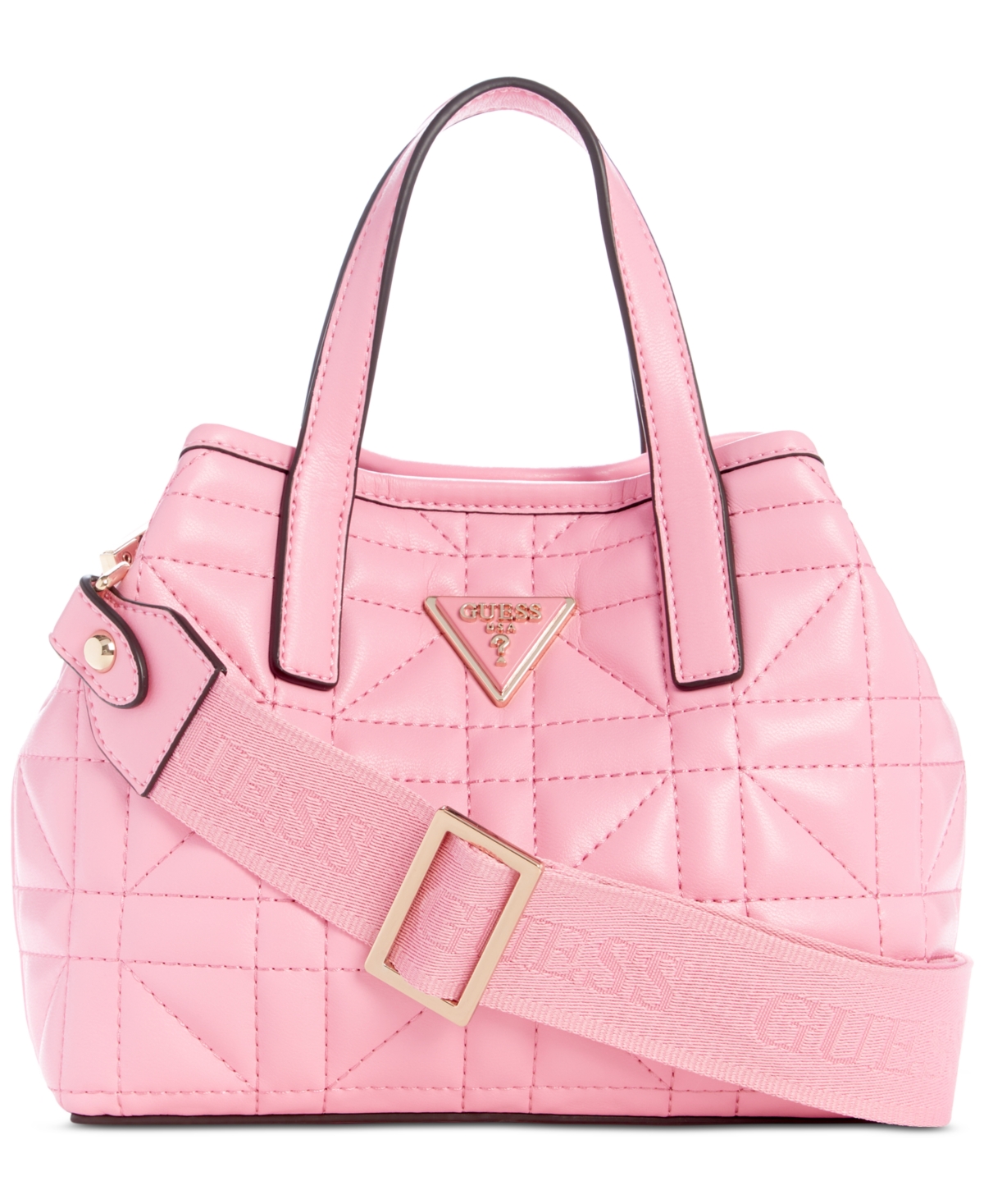 Shop Guess Latona Mini Tote With Removable Pouch In Pink